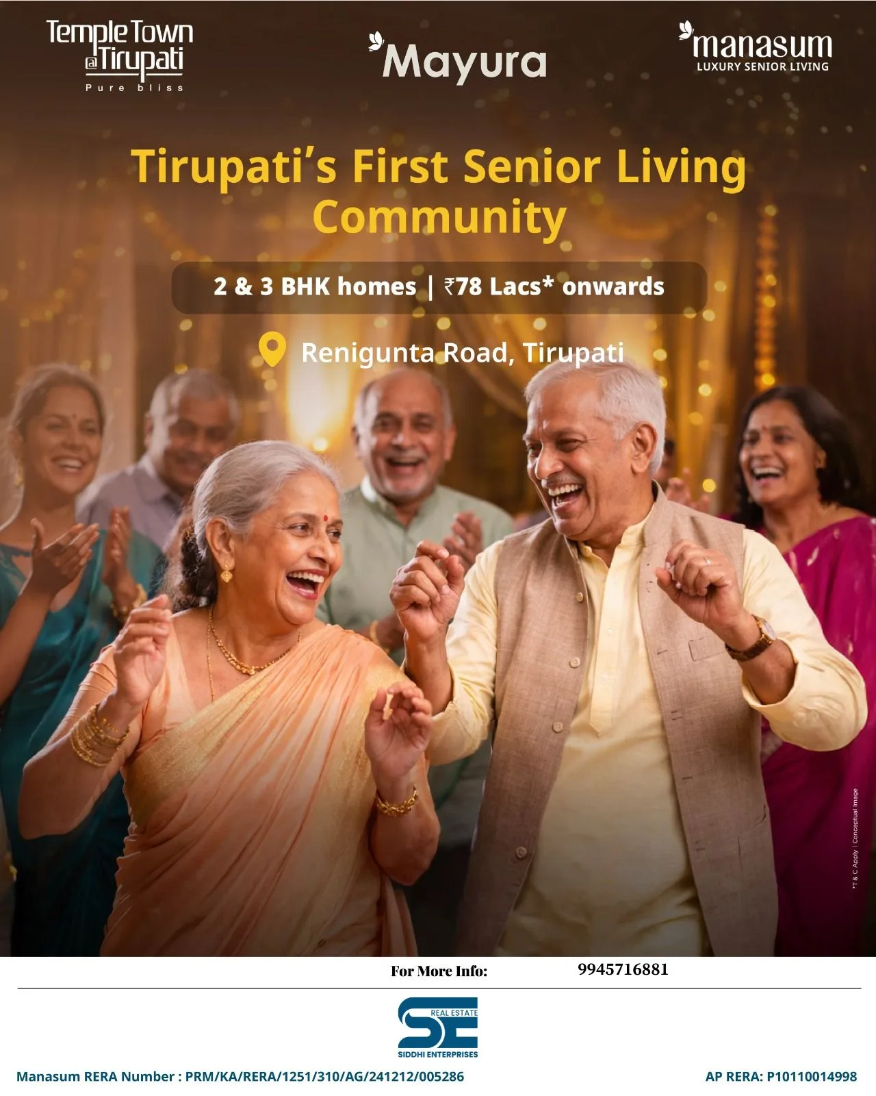 Mayura — Tirupati's first senior living community, Renigunta Road